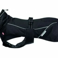 Trixie Wintermantel Brizon für Hunde | Schwarz | Warme Hundebekleidung für kalte Tage