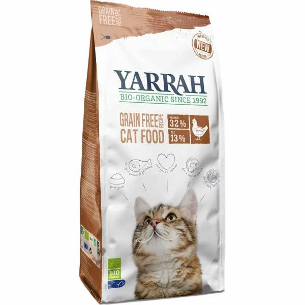 Yarrah BIO Katzenfutter Trockenfutter mit Huhn & Fisch, getreidefrei - 100% natürliches Katzenfutter 1 Yarrah BIO Katzenfutter Trockenfutter mit Huhn & Fisch, getreidefrei - 100% natürliches Katzenfutter