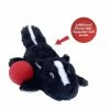 KONG Cozie Pocketz Skunk | Größe M | Weiches Hundespielzeug für Hunde | Kauen & Kuscheln