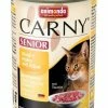 Animonda Carny Senior Katzenfutter mit Rind, Huhn & Käse | 6x400g | Nassfutter für ältere Katzen