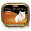 Animonda Vom Feinsten Adult-Cat Nassfutter mit Geflügel & Kalb, 32 x 100g - Hochwertiges Katzenfutter