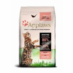Applaws Adult Cat Trockenfutter mit Huhn & Lachs - Getreidefreies Katzenfutter für ausgewogene Ernährung