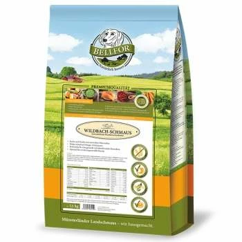 Bellfor Wildbach-Schmaus mit Wildlachs & Bachforelle - Getreidefreies Hundefutter 1 Bellfor Wildbach-Schmaus mit Wildlachs & Bachforelle - Getreidefreies Hundefutter