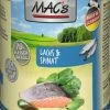 MACS Hundefutter mit Lachs & Spinat | Hochwertiges Nassfutter für Hunde