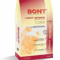 Bont Light Senior Hundefutter mit Geflügel & Reis - Premium Diätfutter für Hunde