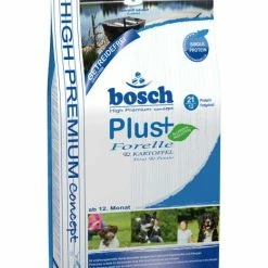 Bosch Plus+ Hundefutter mit Forelle & Kartoffeln - Premium Nassfutter für Hunde