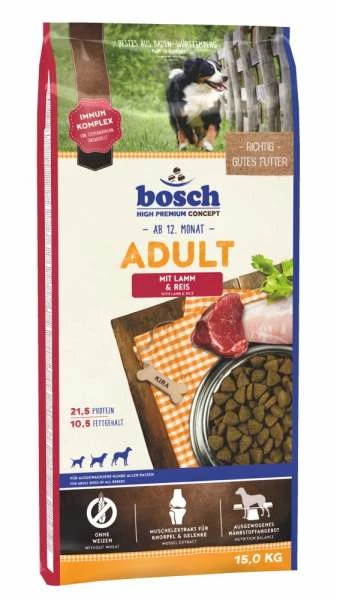 Bosch Hundefutter Adult mit Lamm & Reis, 15 kg - Premium-Trockenfutter für ausgewachsene Hunde 1 Bosch Hundefutter Adult mit Lamm & Reis, 15 kg - Premium-Trockenfutter für ausgewachsene Hunde
