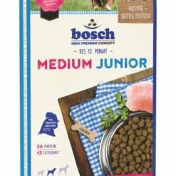 Bosch Medium Junior Trockenfutter für Hunde, 15 kg - Hochwertiges Hundefutter für mittelgroße Hunde