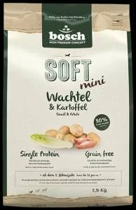 Bosch Mini Soft Hundefutter mit Wachtel & Kartoffeln, 2.5 kg - Trockenfutter für Hunde 1 Bosch Mini Soft Hundefutter mit Wachtel & Kartoffeln, 2.5 kg - Trockenfutter für Hunde