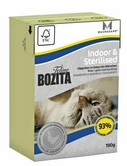 BOZITA Feline Function Nassfutter für Katzen | Indoor & Sterilisiert | 16x190g 1 BOZITA Feline Function Nassfutter für Katzen | Indoor & Sterilisiert | 16x190g