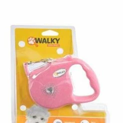 CAMON Walky Rollleine mit Strasssteinen - Elegante Hundeleine für jeden Spaziergang