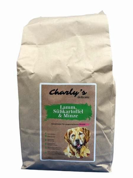PETpoint-Charly Charlys Delicate Hundefutter mit Lamm, Süßkartoffel & Minze | Getreidefrei | Hochwertiges Nassfutter für Hunde 1 PETpoint-Charly Charlys Delicate Hundefutter mit Lamm, Süßkartoffel & Minze | Getreidefrei | Hochwertiges Nassfutter für Hunde