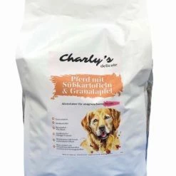 PETpoint-Charly Charlys Delicate Trockenfutter für Hunde | Mit Pferd, Süßkartoffel & Granatapfel | Getreidefrei