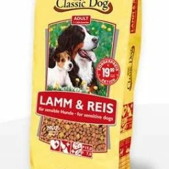 CLASSIC DOG Classic-Dog Lamm & Reis, 15 Kg - Natürliches Hundefutter für alle Rassen