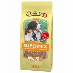 CLASSIC DOG Classic-Dog Supermix Trockenfutter für Hunde, 15 kg - Premium Hundefutter mit ausgewogenen Nährstoffen
