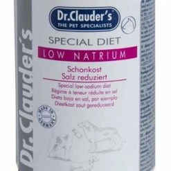 DR. CLAUDERS Spezialdiät Low-Natrium Nassfutter für Hunde, 6x400g - Natriumarmes Hundefutter für spezielle Ernährungsbedürfnisse