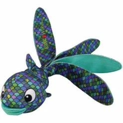 KONG® Hundespielzeug WUBBA FINZ | Blau – Langlebiges Spielzeug für Hunde