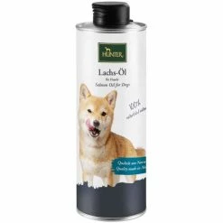 Hunter Lachs-Öl | 500ml Hundesnack - Natürliche Omega-3 Quelle für Hunde