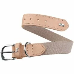 Hunter Halsband Trino | Grau-natur | Hundehalsband | Langlebig & Stylisch