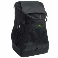 Hunter Flugtasche & Rucksack MILES | Schwarz | 30 x 22 x 45 cm | Transporttasche für Hunde