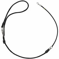 Hunter Hundeleine | Fahrrad- & Joggingleine | Schwarz | 170 cm Länge | Ø 1,0 cm | Für Hunde