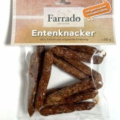 Farrado Entenknacker | 10x 200 G Hundesnack - Natürliche & Leckere Hundesnacks