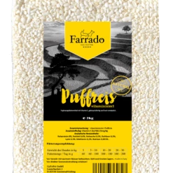 Farrado Puffreis Ergänzungsfutter für Hunde | 2 Kg Trockenfutter | Natürliche Zutaten