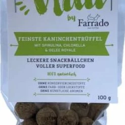 Farrado Pura Vida Superfood Trüffel mit Kaninchen | 10x 100g Hundesnacks | Natürliche Leckerlis für Hunde