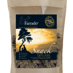 Farrado Würfelhappen mit Geflügel | 10x Hundesnack | Leckerli für Hunde