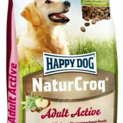 HAPPY DOG HappyDog Natur-Croq Active, 15 kg - Hochwertiges Hundefutter für aktive Hunde