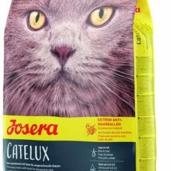 Josera Catelux Trockenfutter für Katzen mit Ente & Kartoffel - Hypoallergenes Katzenfutter