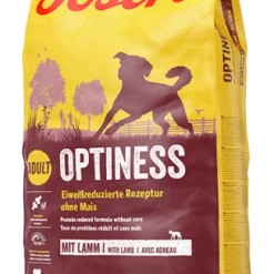 Josera Optiness Mit Lamm - 15 Kg Eiweißreduziertes Hundefutter für sensible Hunde