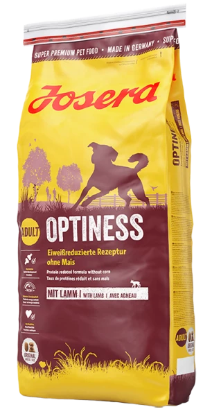 Josera Optiness Mit Lamm - 15 Kg Eiweißreduziertes Hundefutter für sensible Hunde 1 Josera Optiness Mit Lamm - 15 Kg Eiweißreduziertes Hundefutter für sensible Hunde