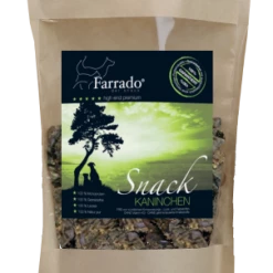 Farrado Würfelhappen mit Kaninchen | 10x Hundesnack | Natürliche Leckerlis für Hunde