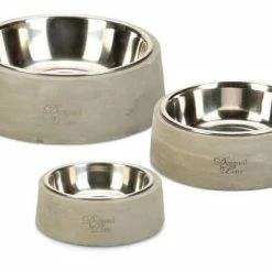 Karlie Beton Futternapf Riboco | Design Fressnapf von Lotte | Hochwertiger Futternapf für Hunde und Katzen