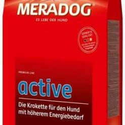 MERA DOG MeraDog Active Hundefutter | 12,5 kg - Hochwertiges Futter für aktive Hunde