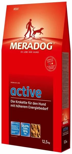 MERA DOG MeraDog Active Hundefutter | 12,5 kg - Hochwertiges Futter für aktive Hunde 1 MERA DOG MeraDog Active Hundefutter | 12,5 kg - Hochwertiges Futter für aktive Hunde