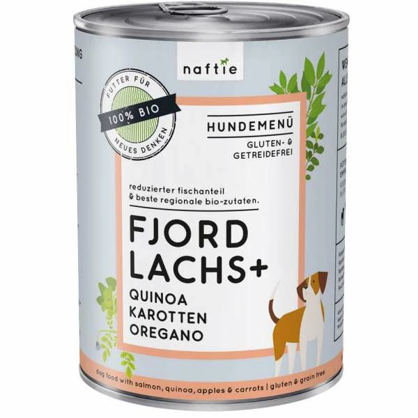 Naftie Bio Fjord Lachs+ Hundefutter - Natürliches & Nährstoffreiches Hundefutter 1 Naftie Bio Fjord Lachs+ Hundefutter - Natürliches & Nährstoffreiches Hundefutter