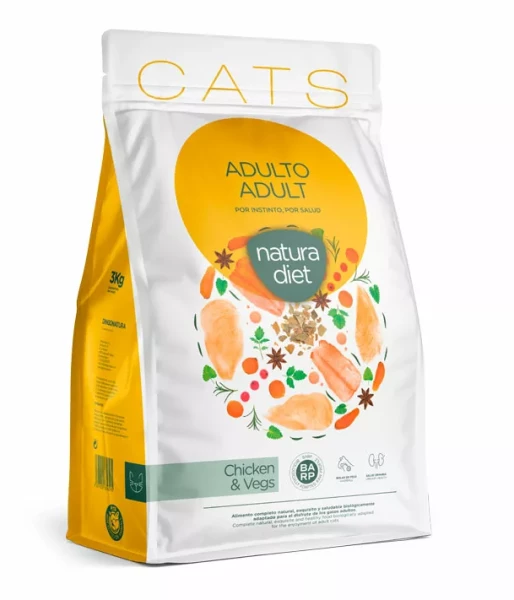 Natura Diet CAT Adult Chicken Trockenfutter mit Hühnchen - Hochwertiges Katzenfutter für erwachsene Katzen 1 Natura Diet CAT Adult Chicken Trockenfutter mit Hühnchen - Hochwertiges Katzenfutter für erwachsene Katzen