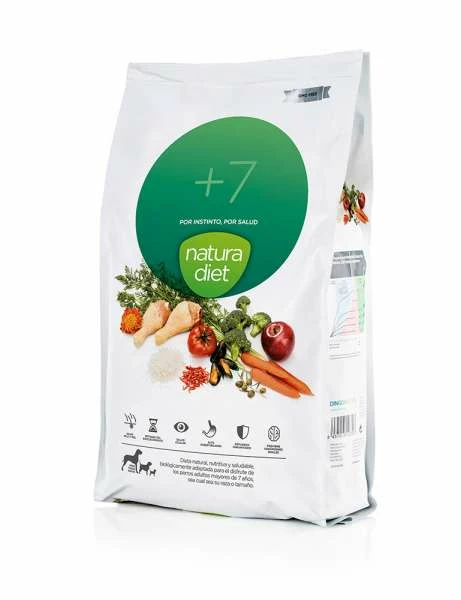 Natura Diet +7 | Hundefutter mit Huhn & Reis - Premium Trockenfutter für erwachsene Hunde 1 Natura Diet +7 | Hundefutter mit Huhn & Reis - Premium Trockenfutter für erwachsene Hunde