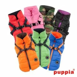 Puppia Mountaineer II Hundemantel - Wasserdichter & atmungsaktiver Hundemantel für alle Jahreszeiten