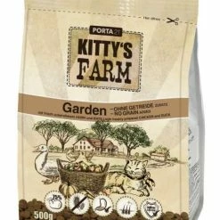 Porta21 Kittys Farm Garden | 2 Kg Getreidefreies Katzenfutter - Natürliches Trockenfutter für Katzen
