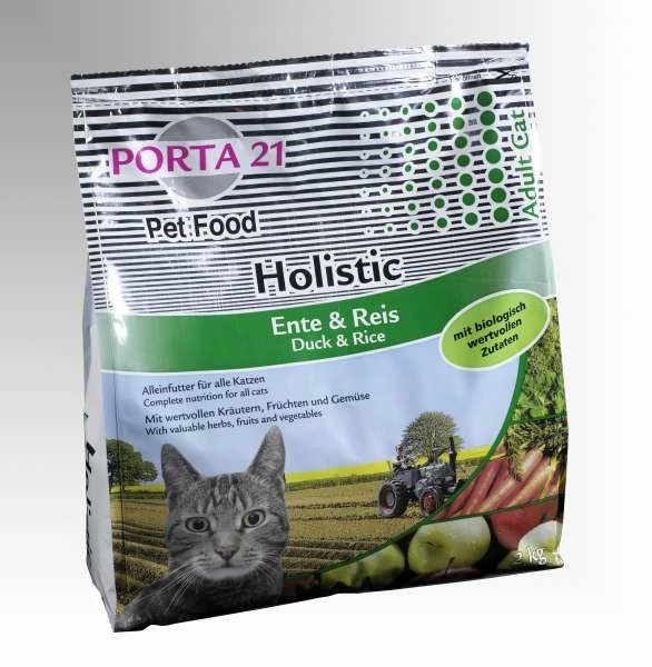 Porta21 Cat Holistic Trockenfutter mit Ente & Reis - Premium Katzennahrung für eine ausgewogene Ernährung 1 Porta21 Cat Holistic Trockenfutter mit Ente & Reis - Premium Katzennahrung für eine ausgewogene Ernährung