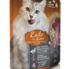 LEONARDO® Finest Selection Nassfutter für Katzen mit Ente & Käse | 16 Frischebeutel | Premium-Katzenfutter