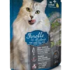 LEONARDO® Feine Auswahl Nassfutter für Katzen mit Forelle & Catnip | 16 Frischebeutel