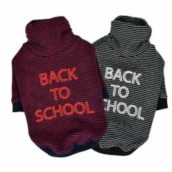 Puppia ® Back To School Hundepullover - Gemütlicher und stylischer Pullover für Hunde