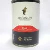 Pet-Beauty Hundefutter Nassfutter mit Rind & Distelöl - 6x400g - Premium-Nahrung für Hunde