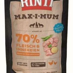 Rinti Max-i-Mum | Getreidefreies Hundefutter mit Rind | Premium Trockenfutter für Hunde