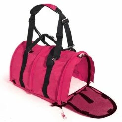SturdiBag Transporttasche für Katzen | Hot-pink | Robuste & Sichere Katzentransportbox