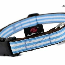 SUCHtrupp Hundehalsband Blue Beach – Robustes & Stylisches Halsband für Hunde